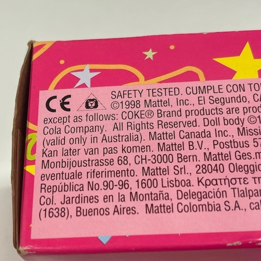 1998 Coca-Cola‎ Party Barbie Special Edition Doll #22964